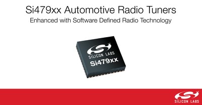 Silicon Labs enhances Si479xx automotive tuner family with software-defined radio (SDR) technology.