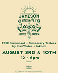 Jameson Caskmates Hopped Garden at Stackt offering Free Tattoos at 'Hop Up Tattoo Shop'