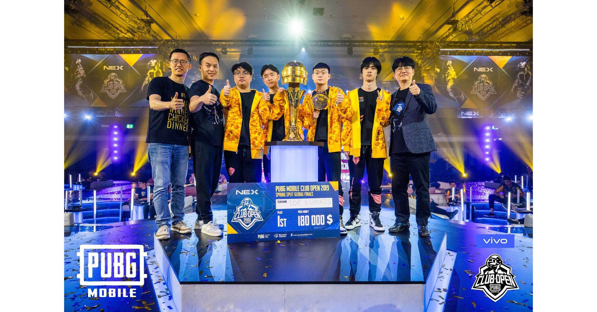 China's TOP ESPORTS Is the Champion of the PUBG Mobile Club Open Spring  Split Global Finals 2019