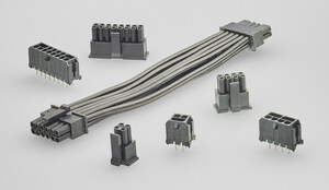 ELCON Micro wire-to-board power cable plugs and cable assemblies now available delivering up to 12.5A per pin in 3.0mm footprint
