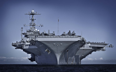NRL is currently working with Naval Sea Systems Command, Naval Systems Engineering Directorate, Ship Integrity & Performance Engineering (SEA 05P) to transition the new pigment combination into a military specification. The most recent vessel to receive it was USS George Washington (CVN 73). (U.S. Navy/Released) NRL is currently working with Naval Sea Systems Command, Naval Systems Engineering Directorate, Ship Integrity & Performance Engineering (SEA 05P) to transition the new pigment combination into a military specification. The most recent vessel to receive it was USS George Washington (CVN 73). (U.S. Navy/Released)