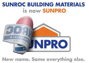 Sunroc Building Materials is now Sunpro