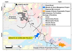 Meridian Mining Consolidates Mirante da Serra Project Area
