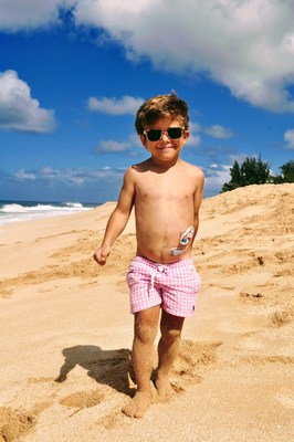 Wish Kid Maksim During His Transformational Make-A-Wish Trip to Hawaii