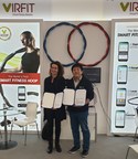 "VHOOP" from Virfit, the World's first smart hula-hoop with IoT function.