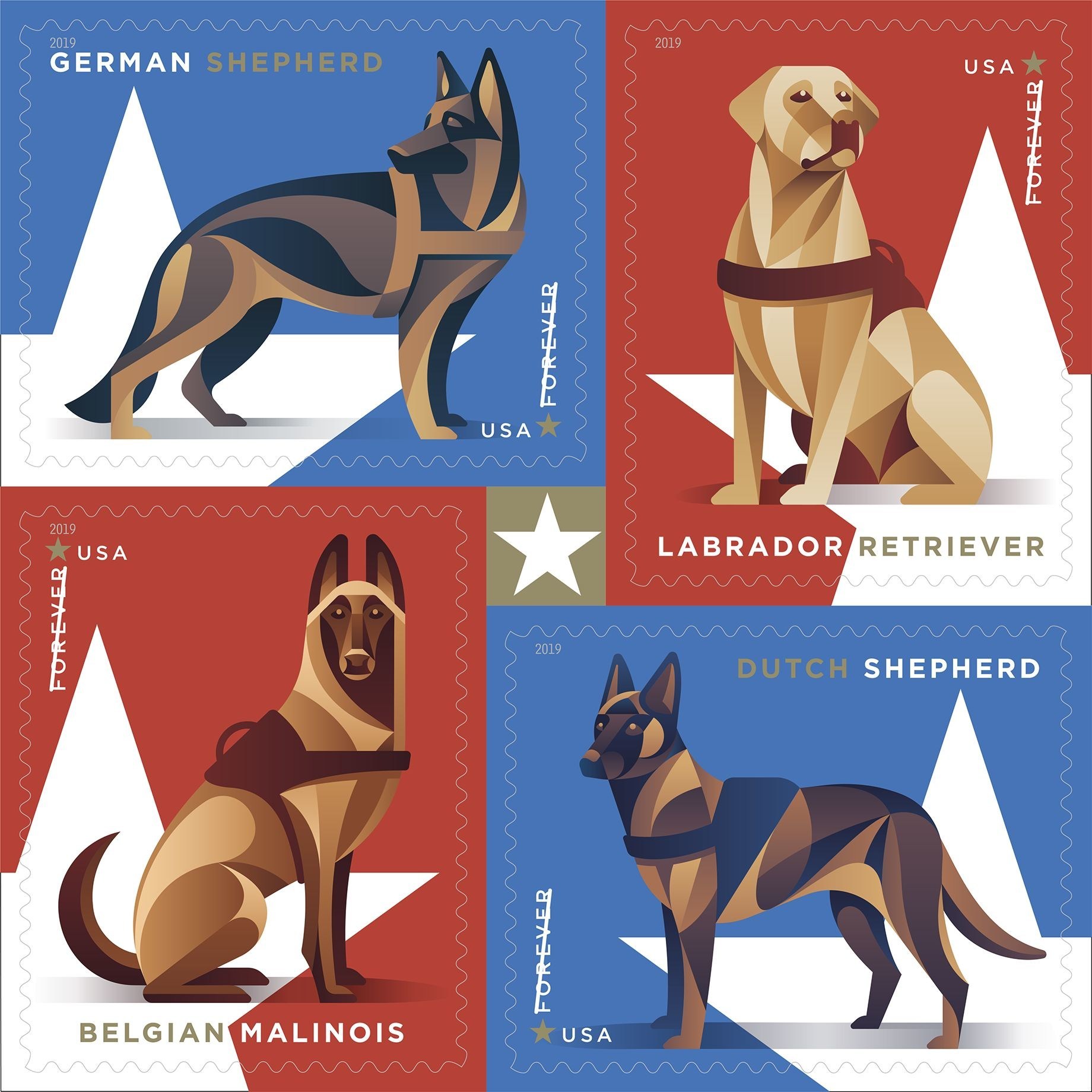 Military Working Dogs Now On Stamps