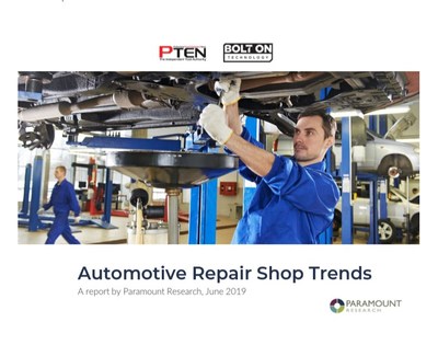 Automotive Repair Shop Trends Survey by PTEN and BOLT ON TECHNOLOGY