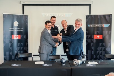 Demaurex SA & Genesis Robotics at JDA signing ceremony