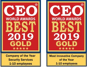 24By7Security Wins Two Gold Awards for Innovation and Security Services at 2019 CEO World Awards