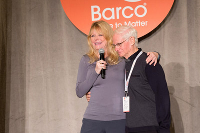 Supermodel Cheryl Tiegs and Michael Donner, chairman of the board, Barco Uniforms, reunited at the company's 90th anniversary celebration in Los Angeles on August 1. Supermodel Cheryl Tiegs and Michael Donner, chairman of the board, Barco Uniforms, reunited at the company's 90th anniversary celebration in Los Angeles on August 1.