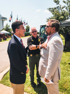 Tennessee Congressman David Kustoff talks with Discovery Park of America's CEO Scott Williams about a new Ag exhibit planned to open in October of 2020.  The exhibit entitled:  