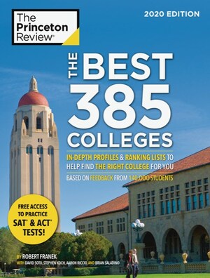 The Princeton Review's Annual College Rankings Are Out Today on PrincetonReview.com and in The Best 385 Colleges: 2020 Edition Available August 6