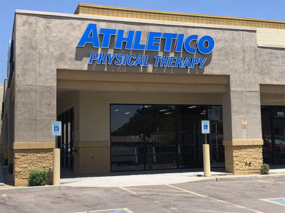 Athletico Mesa West is conveniently located in the same strip mall as LA Fitness, behind the Circle K.