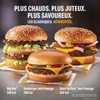 Les classiques. Réinventés : McDonald's du Canada repense ses hamburgers emblématiques