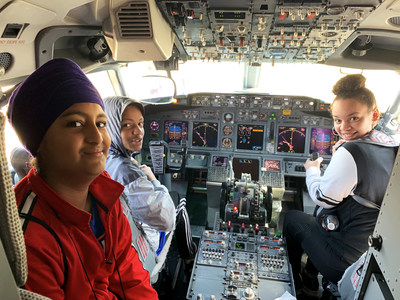King County, Washington middle school students with the After-School All-Stars program attend the 2019 Alaska Aviation Day to learn about careers in the aviation industry. A grant from the Alaska Airlines Foundation supports the After-School All-Star’s We Are Ready and CEO Initiative programs serving three middle schools in South King County.
Photo courtesy After-School All-Stars – Puget Sound