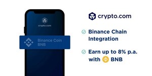 Crypto.com Adds Binance Coin (BEP2) to Crypto Earn