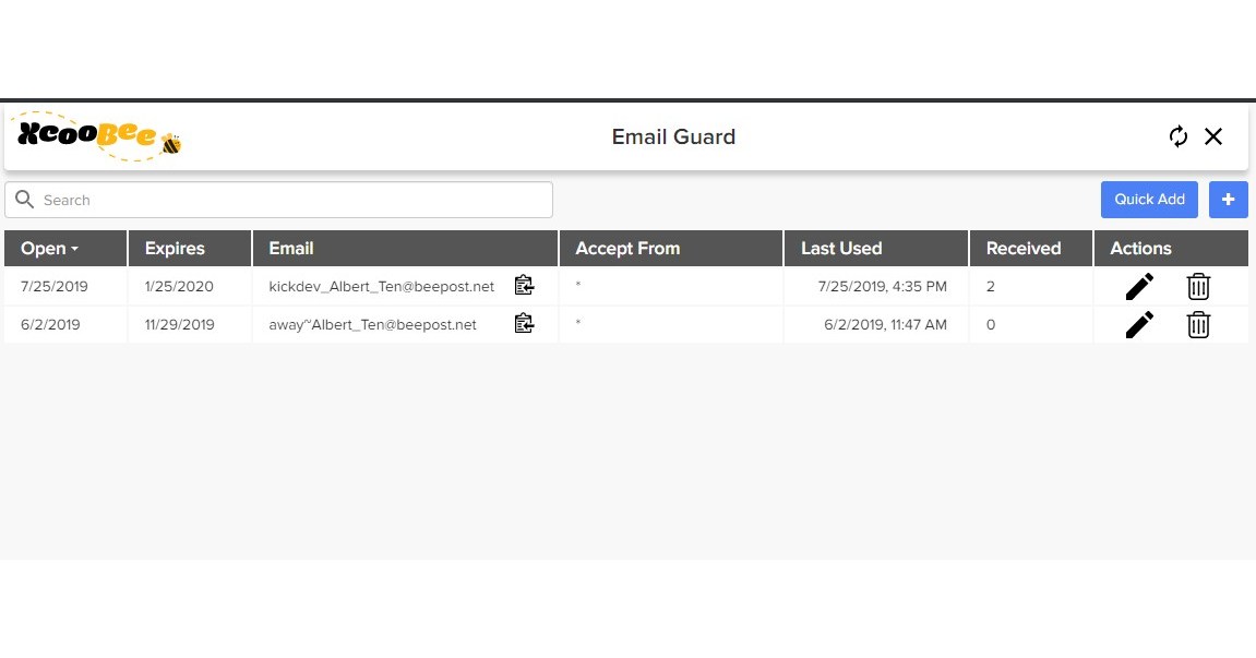 XcooBee's Email Guard Protects Your Personal Email Address