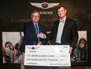 Genesis Motor America Announces A $250,000 Grant To The Adrienne Arsht Center For Performing Arts Of Miami-Dade County To Support Arts Education