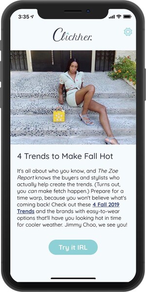 Clickher App Solves Info Overload For Fashion-Conscious Women