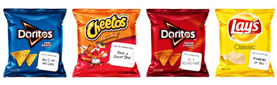 FRITO-LAY VARIETY PACKS SNACKABLE NOTES TO BENEFIT FEED THE CHILDREN WITH UP TO TWO MILLION MEALS