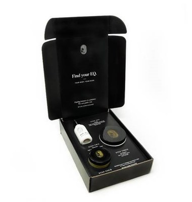 Equilibria's Brilliance Box includes: Daily Soft Gels, Daily Drops and Relief Cream