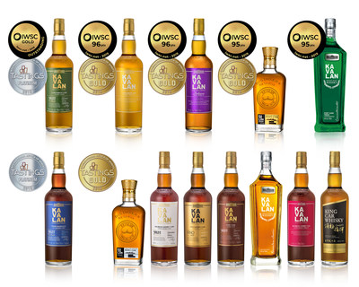 Kavalan Distillery wins 'Gold Outstanding', 'Golds' and 'Platinums' at the recent IWSC and IRS.