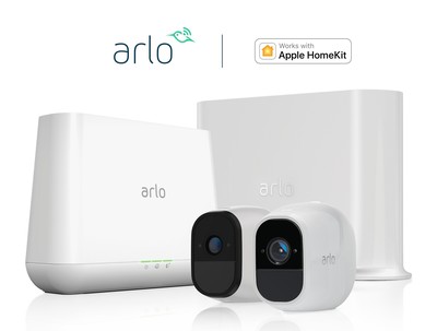 Arlo annonce le lancement de la compatibilité HomeKit d'Apple (PRNewsfoto/Arlo Technologies, Inc.)