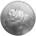 Royal Canadian Mint Continues Wildly Popular Bullion Series with Grizzly Theme on New 9999 Pure Silver Coin