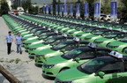 Xi'an met en circulation 200 taxis électriques propres en vue de remplacer les taxis à essence d'ici 2019
