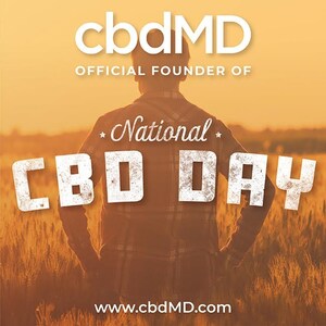 cbdMD Celebrates National CBD Day as Official Founder