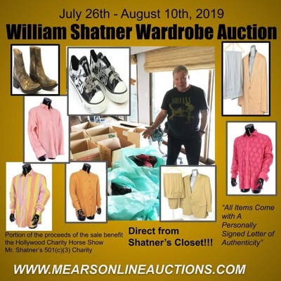 Check out the great items direct from Shatner's Closet 