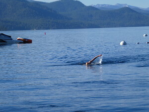 Open Water Swimmer Abby Bergman Achieves California Triple Crown