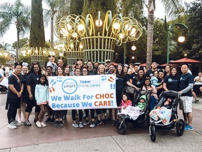 Team Smart Circle united together to walk in the 2019 CHOC 