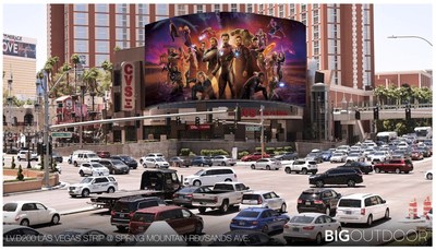 Victory Hill Exhibitions Launches 2nd Largest LED Digital Display Along Las Vegas Strip Victory Hill Exhibitions Launches 2nd Largest LED Digital Display Along Las Vegas Strip