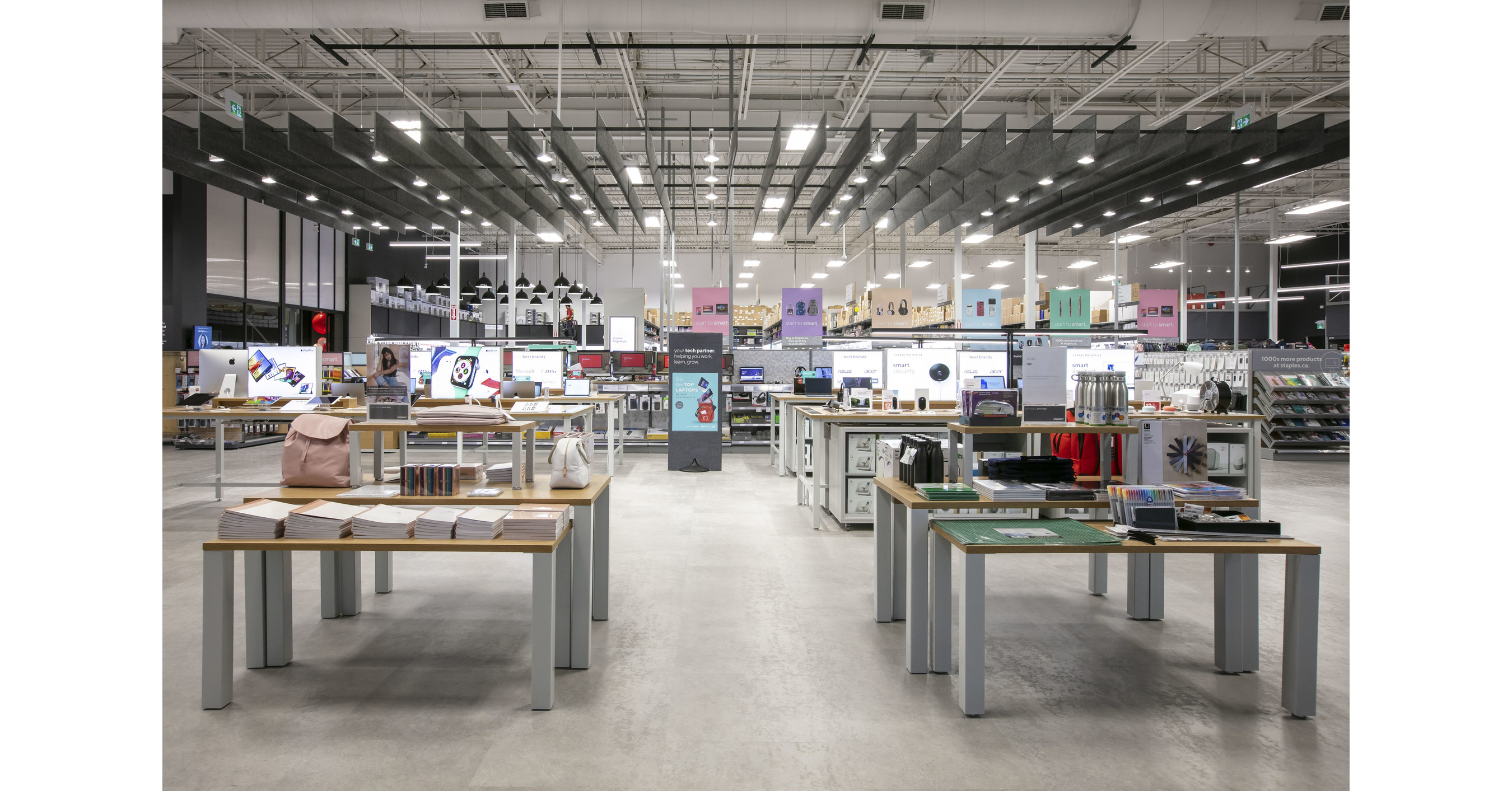 Staples Canada opens the Working and Learning Store concept in Oakville,  featuring a new coworking space, thousands of new products and elxr juice  lab