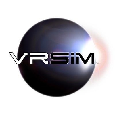 VRSim Logo (PRNewsfoto/VRSim, Inc.)