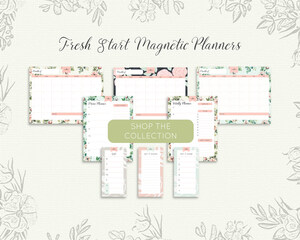 The Everblooming Home Reveals First Look at Newest Line of Eco-Friendly Magnetic Planners, the Fresh Start Collection