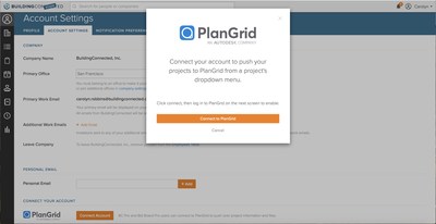 Autodesk integrates BuildingConnected with PlanGrid to streamline workflows between preconstruction and field teams