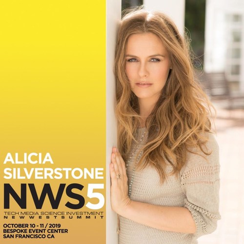 Alicia Silverstone announced as Keynote Speaker for New West Summit 2019, San Francisco, CA