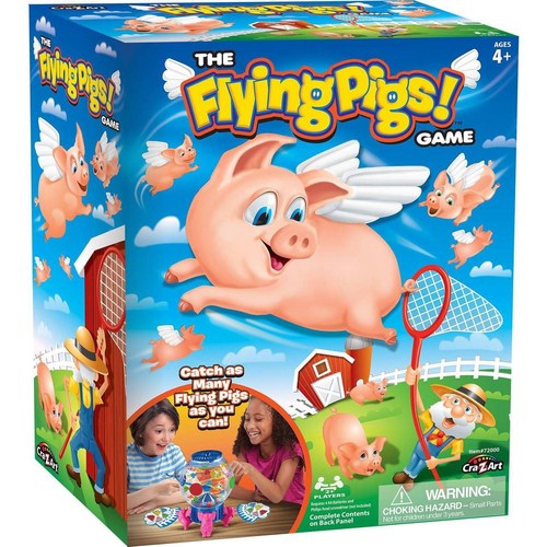 Catch 'em if you can with "Flying Pigs," the new preschool game that confirms pigs really do fly!