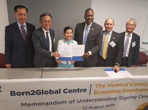 Born2Global and Howard County Economic Development Authority Sign MOU on Joint Support for Korean Startups