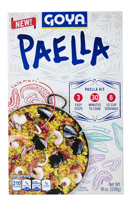 Goya Brings the Tastes of Spain to U.S. Dinner Tables With the Launch of Its New Goya Paella Rice Kit