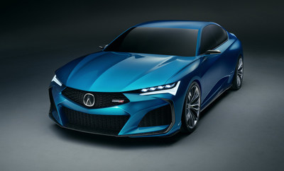 The Type S Concept sets the stage for re-introducing Type S performance variants to the Acura line-up after a decade hiatus, and will heavily influence the character of the upcoming, second-generation TLX Type S.