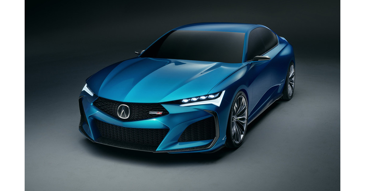 Acura Type S Concept To Debut In Monterey Brand S Precision Crafted Performance Takes Shape