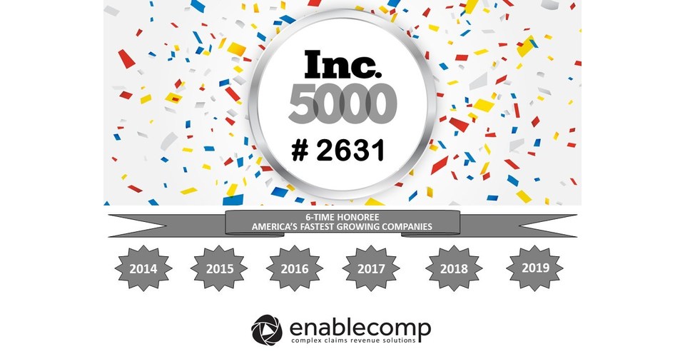 For the 6th Consecutive Time, EnableComp Appears on the Inc. 5000 List