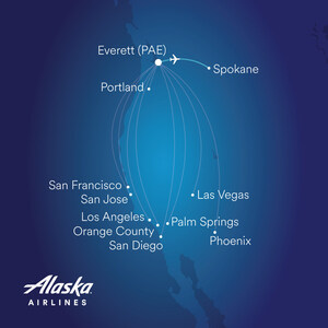 Alaska Airlines announces new service between Paine Field and Spokane
