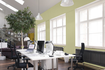 Back To Nature is a restorative color thatâ€™s perfect for both home and commercial office spaces.