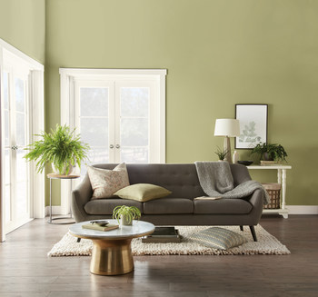Back To Nature is an organic shade of green meant to purify and promote balance at home.