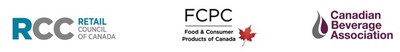 Retail Council of Canada, Food & Consumer Products of Canada, Canadian Beverage Association (CNW Group/Retail Council of Canada)