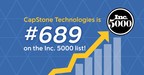 CapStone Technologies Recognized by Inc. 5000 as One of the Fastest-growing Private Companies in the Nation
